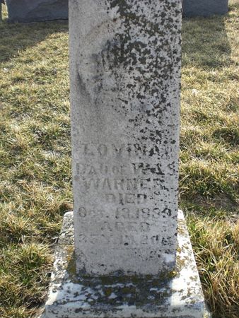 WARNER, LOVINA - Monroe County, Iowa | LOVINA WARNER 