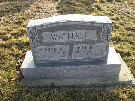 WIGNALL, MAUDIE K. - Monroe County, Iowa | MAUDIE K. WIGNALL 