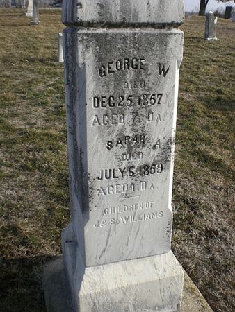 WILLIAMS, SARAH A. - Monroe County, Iowa | SARAH A. WILLIAMS 
