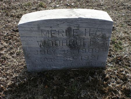 WOODRUFF, MERLE H. - Monroe County, Iowa | MERLE H. WOODRUFF 