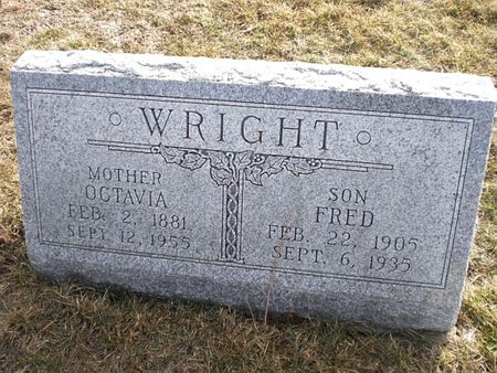 WRIGHT, FRED - Monroe County, Iowa | FRED WRIGHT 