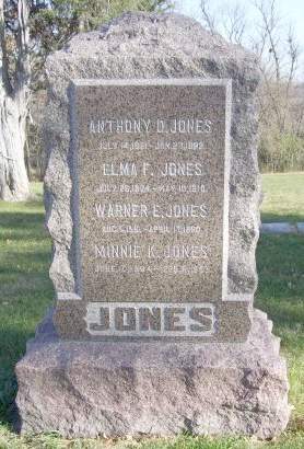 ALDRICH JONES, ELMA F. - Montgomery County, Iowa | ELMA F. ALDRICH JONES 