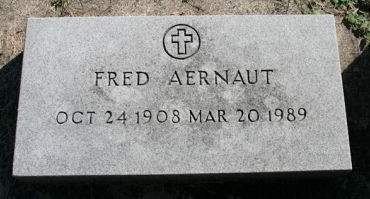 AERNAUT, FRED - Muscatine County, Iowa | FRED AERNAUT 