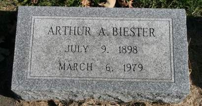BIESTER, ARTHUR A. - Muscatine County, Iowa | ARTHUR A. BIESTER 