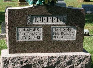 HOEPER, JOHANNES - Muscatine County, Iowa | JOHANNES HOEPER 
