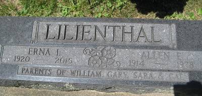 BOCKWOLDT LILIENTHAL, ERNA IONE - Muscatine County, Iowa | ERNA IONE BOCKWOLDT LILIENTHAL 