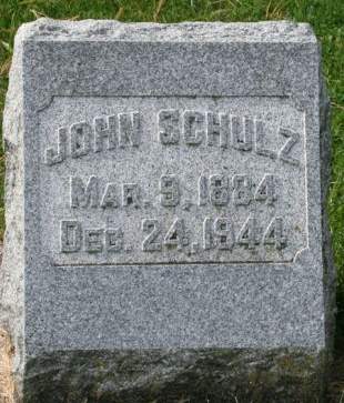 SCHULZ, JOHN - Muscatine County, Iowa | JOHN SCHULZ 
