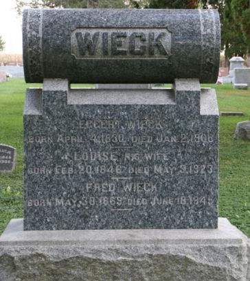 WIECK, LOUISE - Muscatine County, Iowa | LOUISE WIECK 