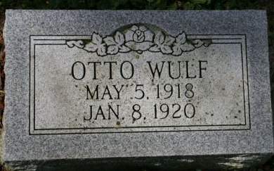 WULF, OTTO - Muscatine County, Iowa | OTTO WULF 