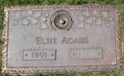 ADAMS, ELSIE MAY - Muscatine County, Iowa | ELSIE MAY ADAMS 