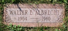 ALBRECHT, WALTER EDWARD - Muscatine County, Iowa | WALTER EDWARD ALBRECHT 