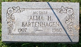 BARTENHAGEN, ALMA H. - Muscatine County, Iowa | ALMA H. BARTENHAGEN 