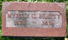 BEATTY, MYRTLE C. - Muscatine County, Iowa | MYRTLE C. BEATTY 