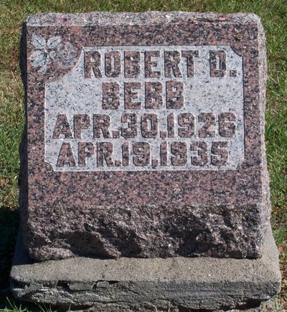 BEBB, ROBERT D - Muscatine County, Iowa | ROBERT D BEBB 