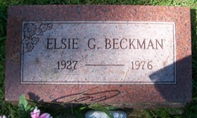 BECKMAN, ELSIE G. - Muscatine County, Iowa | ELSIE G. BECKMAN 