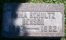 EBERLING BENSON, EMMA KATHERINE - Muscatine County, Iowa | EMMA KATHERINE EBERLING BENSON 