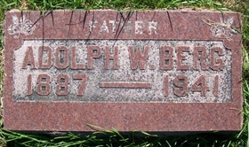 BERG, ADOLPH W. - Muscatine County, Iowa | ADOLPH W. BERG 