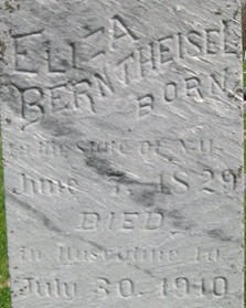 BERNTHEISEL, ELIZA - Muscatine County, Iowa | ELIZA BERNTHEISEL 