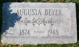 BEYER, AUGUSTA - Muscatine County, Iowa | AUGUSTA BEYER 