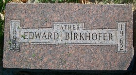 BIRKHOFER, EDWARD - Muscatine County, Iowa | EDWARD BIRKHOFER 