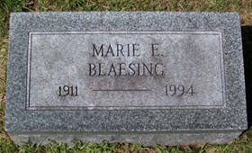 BLAESING, MARIE E. - Muscatine County, Iowa | MARIE E. BLAESING 