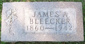 BLEECKER, JAMES ARTHUR - Muscatine County, Iowa | JAMES ARTHUR BLEECKER 