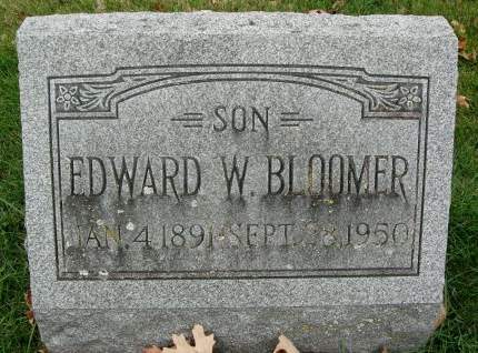 BLOOMER, EDWARD W. - Muscatine County, Iowa | EDWARD W. BLOOMER 