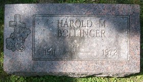 BOLLINGER, HAROLD MORGAN - Muscatine County, Iowa | HAROLD MORGAN BOLLINGER 