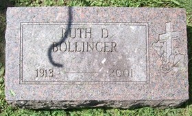 BOLLINGER, RUTH D. - Muscatine County, Iowa | RUTH D. BOLLINGER 