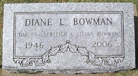 BOWMAN, DIANE LOUISE - Muscatine County, Iowa | DIANE LOUISE BOWMAN 