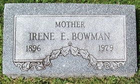 BOWMAN, IRENE E. - Muscatine County, Iowa | IRENE E. BOWMAN 