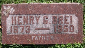 BREI, HENRY GEORGE - Muscatine County, Iowa | HENRY GEORGE BREI 