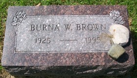 HARTER BROWN, BURNA W. - Muscatine County, Iowa | BURNA W. HARTER BROWN 