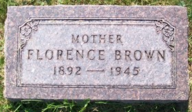 BROWN, FLORENCE M. - Muscatine County, Iowa | FLORENCE M. BROWN 