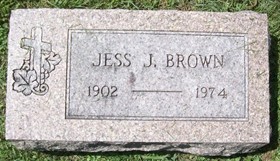 BROWN, JESS J. - Muscatine County, Iowa | JESS J. BROWN 