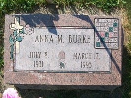 BURKE, ANNA M. - Muscatine County, Iowa | ANNA M. BURKE 