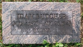 BUTCHER, IDA VIOLA - Muscatine County, Iowa | IDA VIOLA BUTCHER 