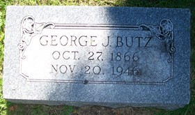 BUTZ, GEORGE J. - Muscatine County, Iowa | GEORGE J. BUTZ 