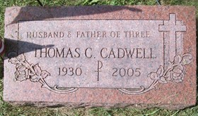 CADWELL, THOMAS CLAYTON - Muscatine County, Iowa | THOMAS CLAYTON CADWELL 