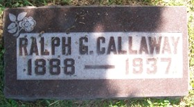 CALLAWAY, RALPH GREEN - Muscatine County, Iowa | RALPH GREEN CALLAWAY 
