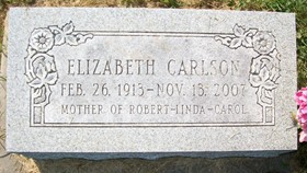 HARDER CARLSON, ELIZABETH AUGUSTA - Muscatine County, Iowa | ELIZABETH AUGUSTA HARDER CARLSON 