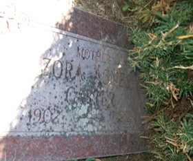 CARTER, ZORA AGNES - Muscatine County, Iowa | ZORA AGNES CARTER 