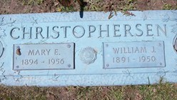 CHRISTOPHERSEN, MARY E. - Muscatine County, Iowa | MARY E. CHRISTOPHERSEN 