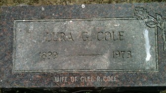 FLETCHER COLE, LURA G. - Muscatine County, Iowa | LURA G. FLETCHER COLE 