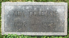 COLEMAN, ADA - Muscatine County, Iowa | ADA COLEMAN 