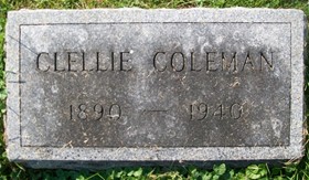 COLEMAN, CLELLIE - Muscatine County, Iowa | CLELLIE COLEMAN 