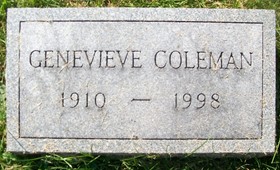 COLEMAN, GENEVIEVE - Muscatine County, Iowa | GENEVIEVE COLEMAN 