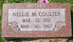 COULTER, NELLIE MAE - Muscatine County, Iowa | NELLIE MAE COULTER 