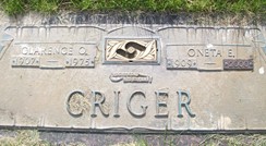 CRIGER, ONETA E. - Muscatine County, Iowa | ONETA E. CRIGER 
