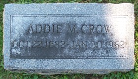 CROW, ADDIE MAY - Muscatine County, Iowa | ADDIE MAY CROW 